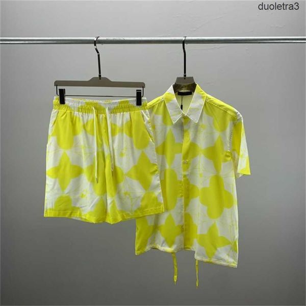 

fashion mens womens summer tracksuits sport suits casual classic letter pattern print men's short sleeve shorts men boys tees colors c, Gray