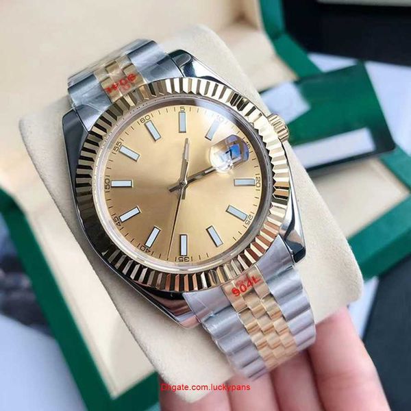 

r olax luxury men watch automatic mechanical movement casual watches stainless steel strap 41 36mm dial waterproof wristwatch birthday gift, Slivery;black