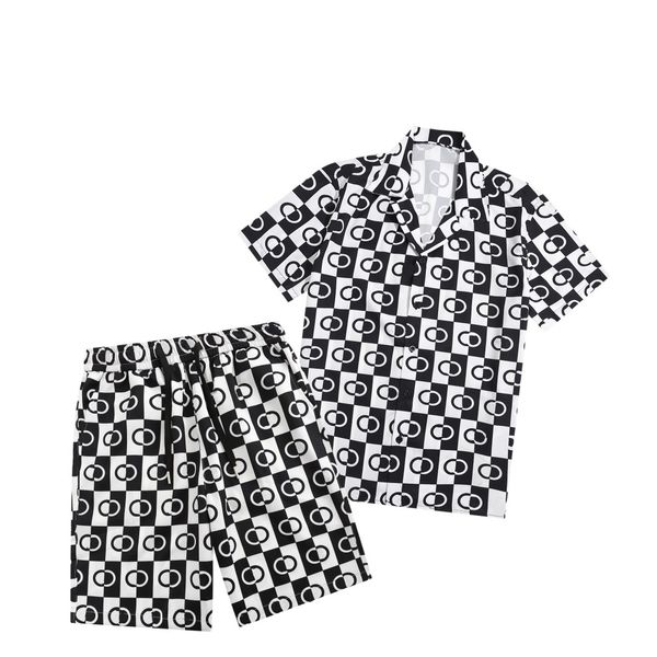 

men's tracksuits designer luxury suit street short sleeve shorts suit women's letter print jogger sportswear summer casual shirt f, Gray