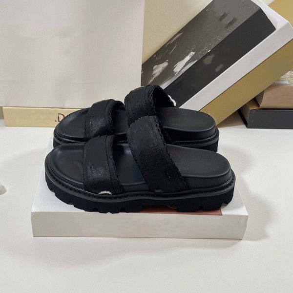 

classic thick soled leather versatile buckle sandals for female summer muffin antiskid students wear breathable caligae out of the tide, Black