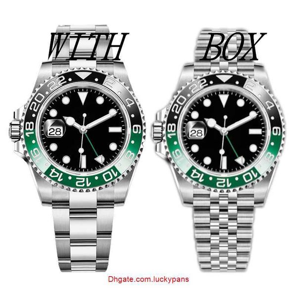 

r olax luxury mens automatic mechanical watch 904l all stainless steel super luminous sapphire swim watches 40mm watch montre de luxe ayw n5, Slivery;black