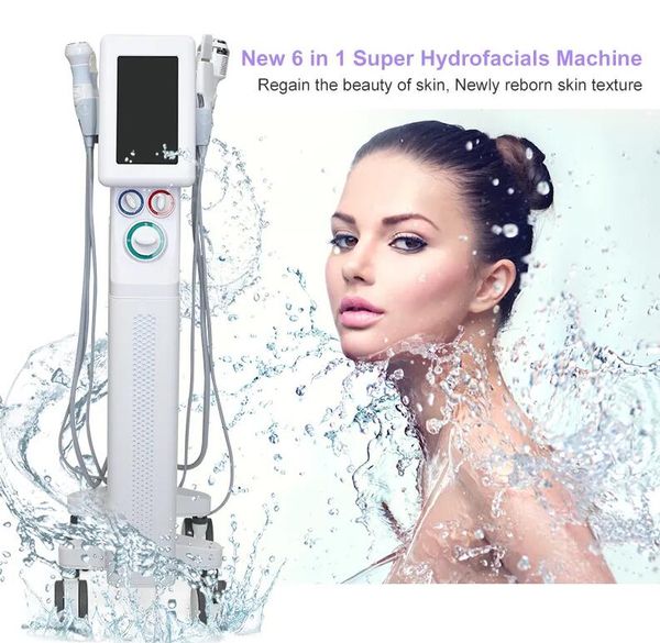 

salon use 6 in 1 micro dermabrasion rejuven skin tightening acne treatment anti aging facial hydro cleaning water jet facial care oxygen sma