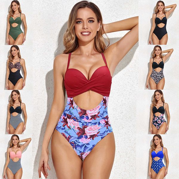 

women's swimwear onepiece swimsuit european and american bikini swimsuit beach wear bathing suit women swimwear z0613, White;black