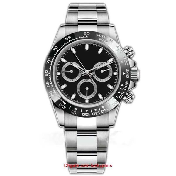 

r olax luxury 5a aaa quality silver watch automatic watches mechanical designer montre de luxe 41mm folding buckle gold hardlex waterproof s, Slivery;black
