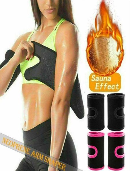 

arm trimmers sauna sweat band women sauna effect arm slimmer anti cellulite shapers weight loss workout body shaper supplies5468885, Yellow;black