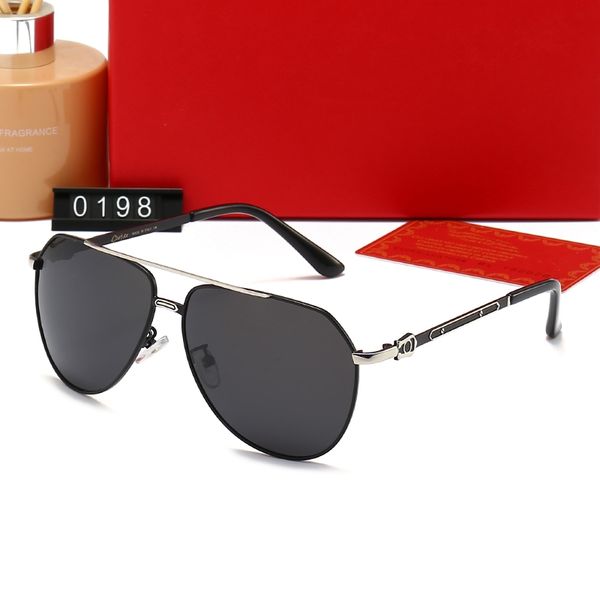 

luxury sunglasses polaroid lens designer womens mens goggle senior eyewear for women eyeglasses frame vintage metal sun glasses with box aj, White;black