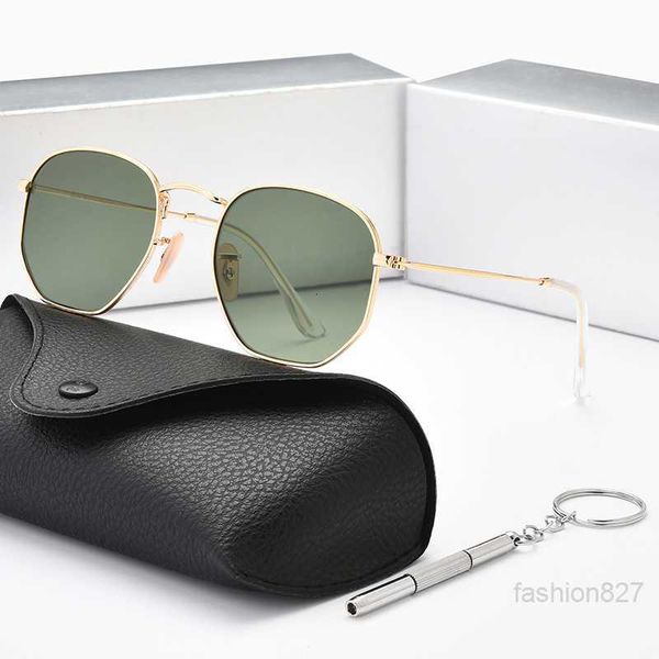 

2022 new classic polarized sunglasses women designer 2022 luxury brand alloy metal hd tempered glass lens retro glasses sun glasses uv400 35, White;black