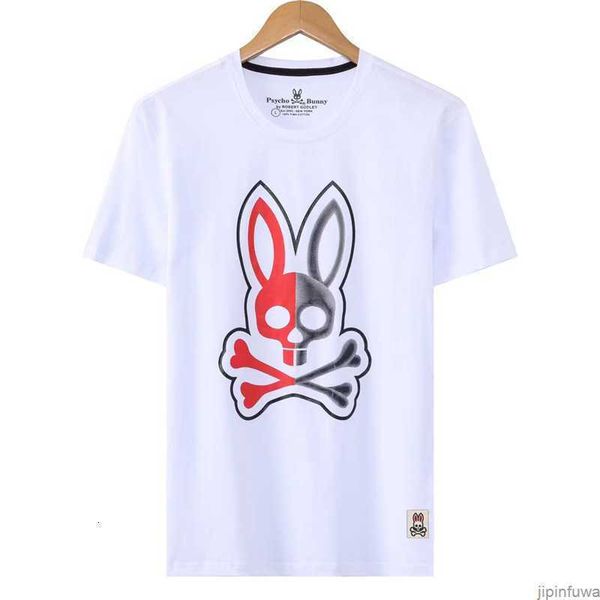 

2023 summer men women designers t shirt loose psycho bunny tees apparel fashion mans casual chest letter luxury street shorts sleeve clothe, White;black