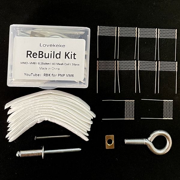 

rebuild rbk for pnp vm1 vm5 vm6 vape tank coil rbk for 0.3ohm ni80 mesh coil