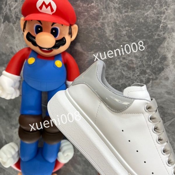 

new women fashion quality casual shoes heel leather lace-up sneaker running trainers letters flat printed sneakers, Red;white