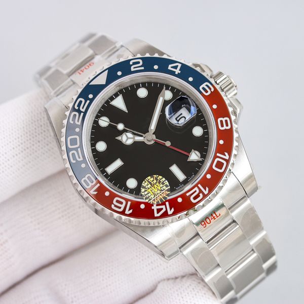 

classic watch for men luxury designer watchs mens watches mechanical automatic wristwatch 40mm watch with box man blackish green, Slivery;brown