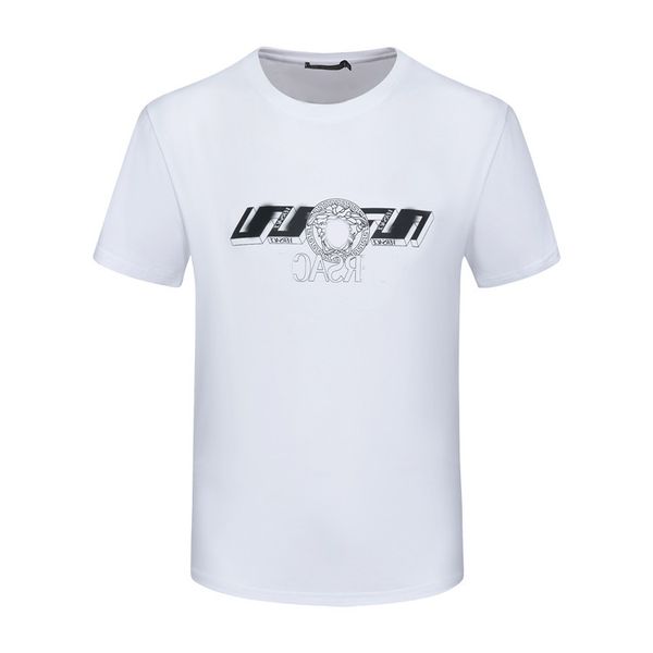 

2022 designer mens t shirts soft cotton short sleeves t-shirts embroidery anti wrinkle fashion casual men's clothing apparel tees #63, White;black