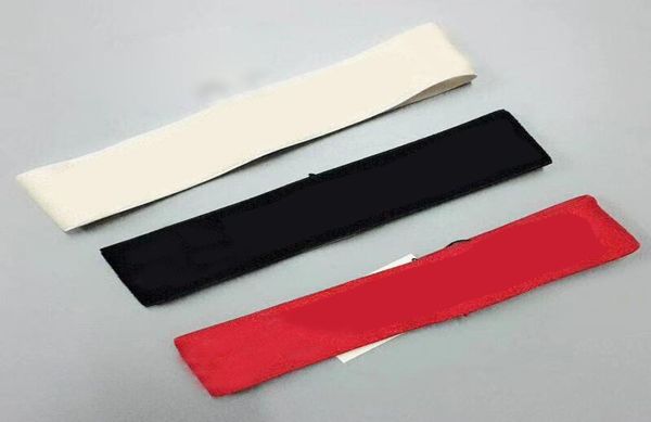 

2021 10 style red black white headband brand letter prind stripe elastic for women and men fashion sport hair bands g4418265, Black;brown