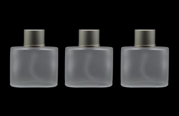 

30ml gray cap flat style frosted semi clear glass spray perfume bottle glass atomizer refillable empty vials lx37777586776