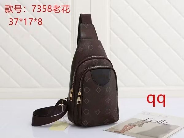 

man designer duo sling bag avenue monograms leather shoulder cross body chest sling backpack mens anti-thief crossbody personal pocket bags
