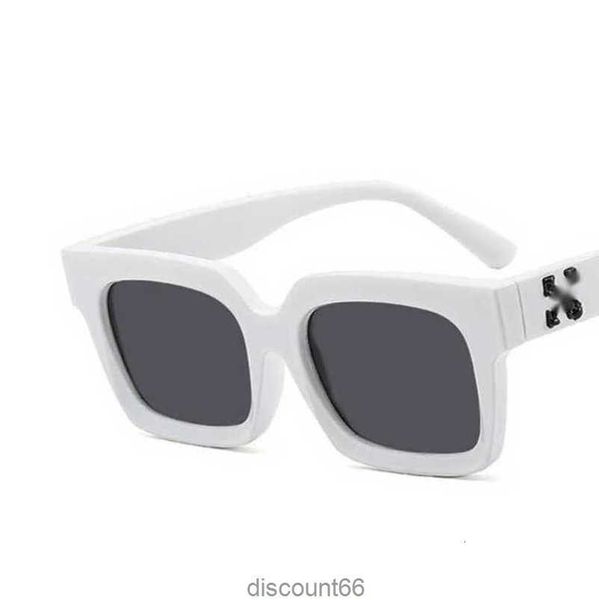 

luxury fashion offs frames sunglasses brand men women sunglass arrow x black frame eyewear trend hip hop square sunglasse sports travel sun, White;black