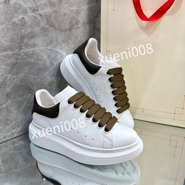 

new woman man fashion quality casual shoes heel leather lace-up sneaker running trainers letters flat printed sneakers, Red;white