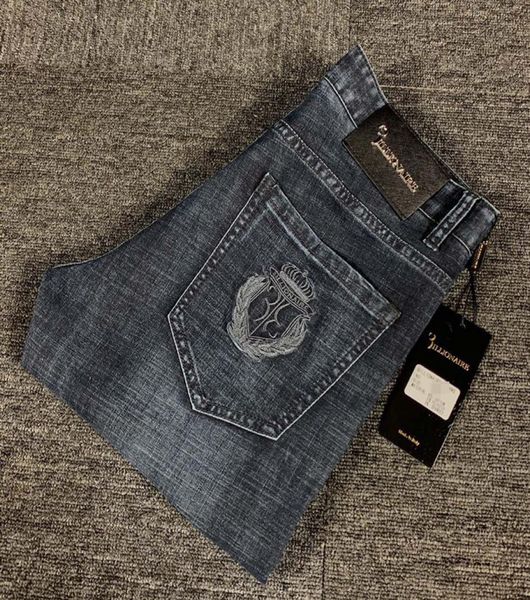 

billionaire jeans men 2020 new summer thin cotton elasticity business zipper british casual breathable size 2942 shippng5461091, Blue