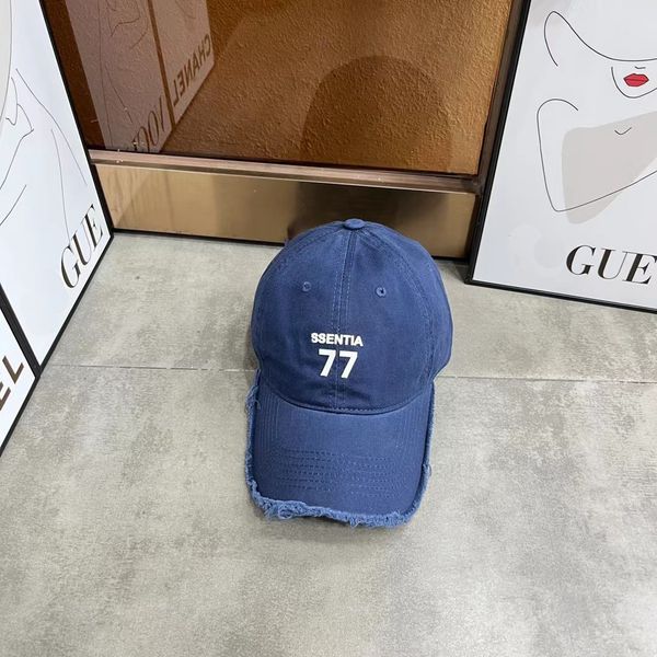 

designer baseball cap letter fashion women men adjustable washed vintage snapback cap moto gp, Blue;gray