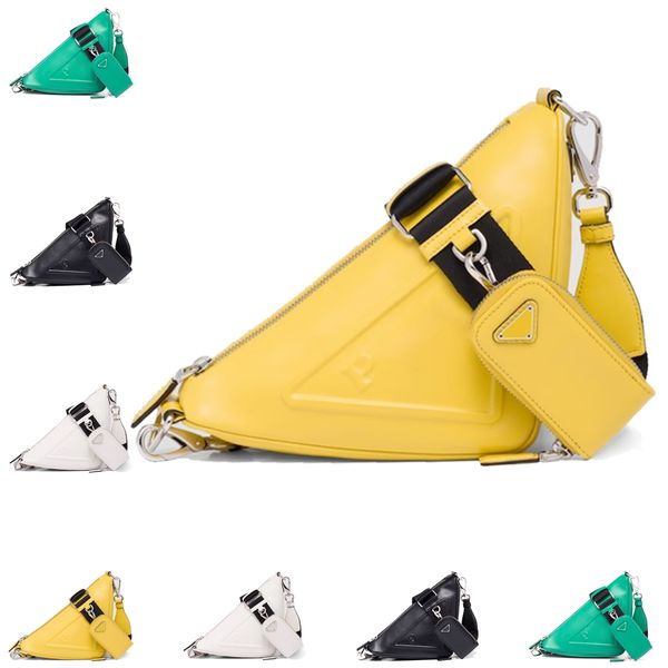 

women prad triangle handbags envelope bag men designer shoulder summer luxury pochette cross body bag hobo tote lowe genuine leather satchel