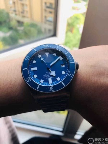 

luxury pelagos movement watch for men yn2ud designer tudr watches mechanical movement uhr blue dial date montre luxe with box, Slivery;brown