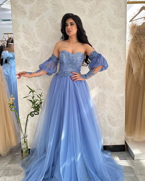 

2023 aso ebi a-line lace prom dress sweetheart tulle evening formal party second reception birthday bridesmaid engagement gowns dresses robe, Black