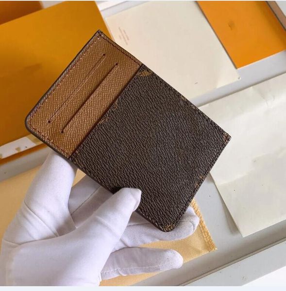 

genuine leather fashion designer purse coin card holder real lether credit cards for men and women day clutch cover casual luxury pocket han, Brown;gray