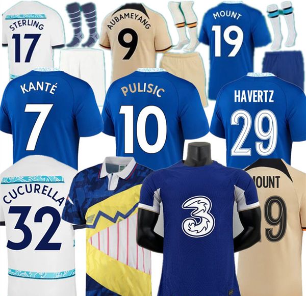 

2023 cfc soccer jerseys enzo fernandez mudryk joao felix sterling fofana cucurella koulibaly pulisic mount kante 2024 chukwuemeka football s, Black;yellow
