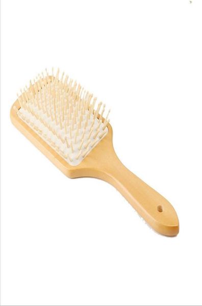 

new hair comb massage comb hair brush wood handle antistatic combes head massage comfortable steel needle hairdressing brushes6510511, Silver