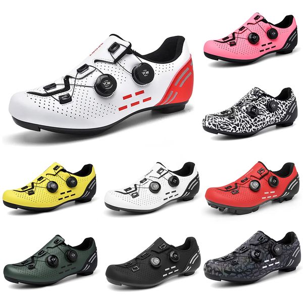 

2023 cycling lock shoes men black red white green yellow pink mens trainers sports sneakers outdoor