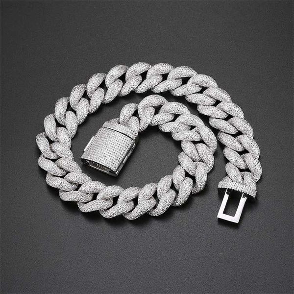 

new arrivals silver brass hip hop cuban iced out link chain