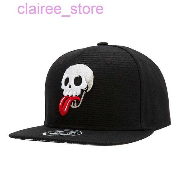 

ball caps wuaumx snapback caps men women embroidery skull tongue baseball cap hip hop casquette chapeau bone masculino gorro snap back hat j, Blue;gray