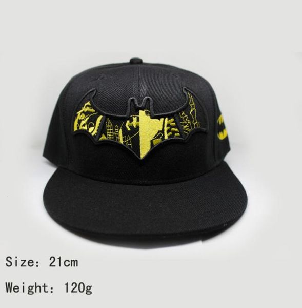 

snapbacks perimeter hat hip hop baseball flat edge batman017439781, Black;white