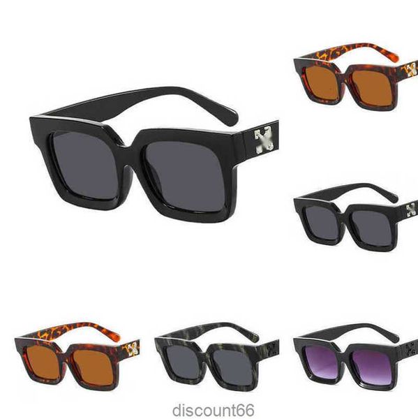 

offs frames luxury fashion sunglasses brand men women sunglass arrow x black frame eyewear trend hip hop square sunglasse sports travel sun, White;black