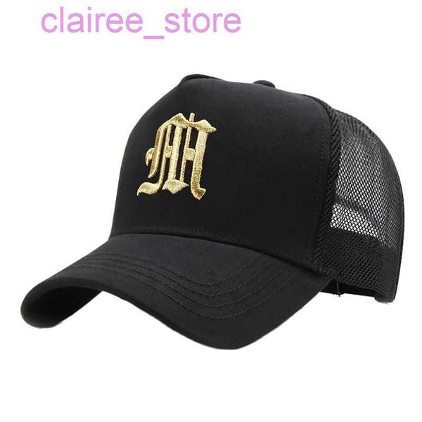 

ball caps 5 panels mesh trucker hat woman summer sun hat big bone man plush size baseball cap 55-60cm 60-65cm j230613, Blue;gray