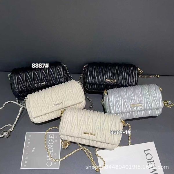 

2023 new spring miao jia advanced sense chain single shoulder oblique straddle bag