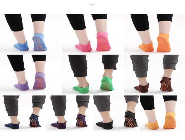 

kid anti friction bounce yoga socks amusement place non slip trampoline socks non slip glue sport socks 2 5mm8945284, Black