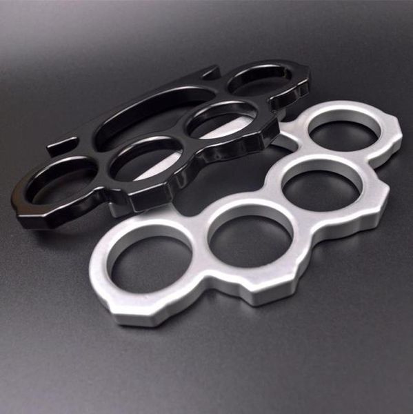 

silver black gold metal knuckle dusters self defense personal security women039s and men039s selfdefense pendant7050884
