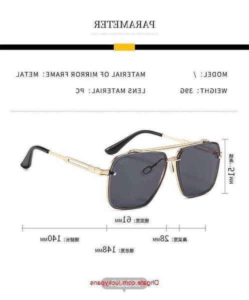 

r dita 17302 sunglasses men's and women's metal retro fashion designer black glasses door all match uv 400 polaroid lens 3gts, White;black