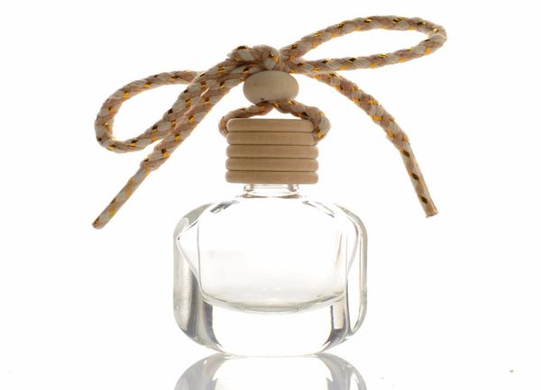 

car perfume pendant empty glass hanging bottle for essential oils perfume diffuser bottle fast f11801663544
