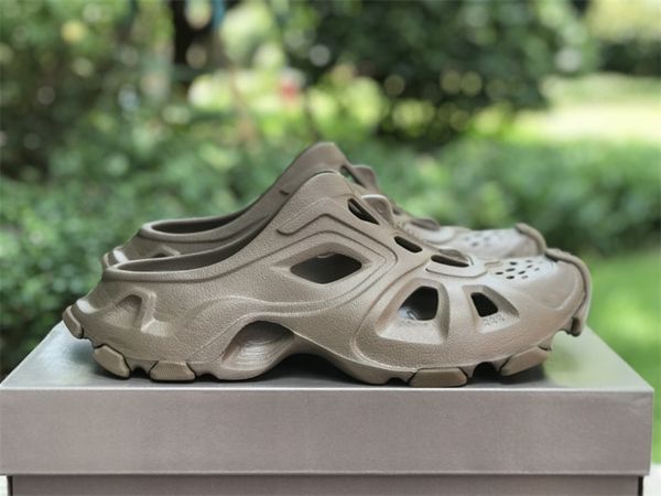 

originals special offer slipper sandal monocolor nw dark taupe men women designer with original box, Black