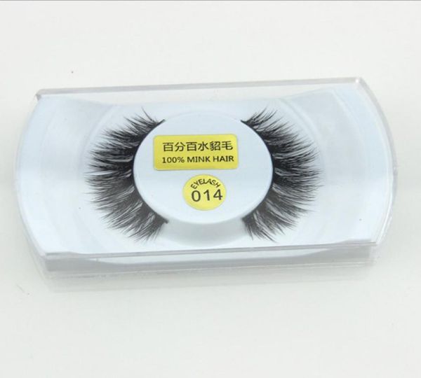 

014 beauty mink false eyelashes 100 real 3d mink short eyelashes thick handmade makeup thick false eyelashes ship6989047