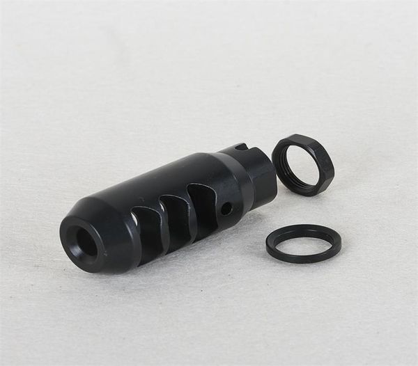 

shippping muzzle device 308 m14x1lh thread muzzle brake pressure reducer with crush washer jam nut5070407