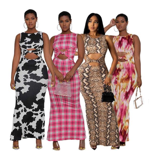 

printed casual cropped womens dress empire knee length summer, Black;gray