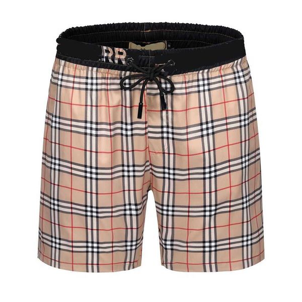 

2023 mens womens designer summer beach shorts cotton fashion plaid printed drawstring pants relaxed homme casual streetwear sweatpants asian, White;black