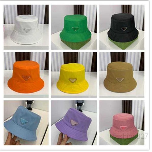 

designer nylon bucket hats caps for women and men 9 colors good quality luxury ladies mens fitted sun hat fisherman cap m size, Blue;gray