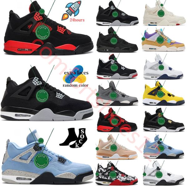 

4 jumpman 4s military black canvas craft fire red thunder white oreo pine green seafoam infrared dark mocha hyper royal bred women trainers