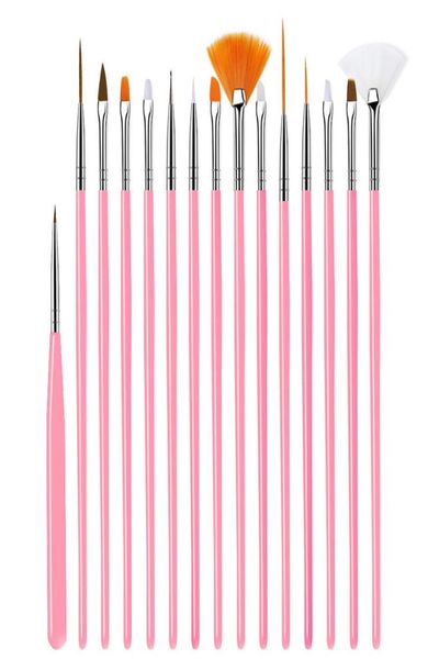 

nail brush for manicure gel nail art 15pcsset ombre brush for gradient for gel nail polish painting drawing9864026