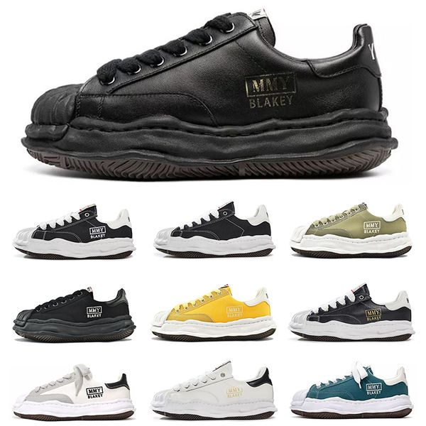 

mihara yasuhiro og sole mmy canvas shoes for men women designer sneakers green black white yellow mens trainers runner sneakers