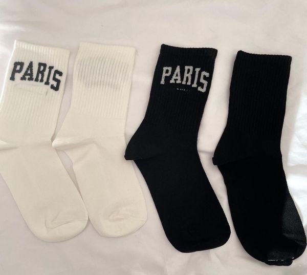 

mens womens sports socks outdoor stocking b bal football designer white black letter pringting casual comfortable 687367
